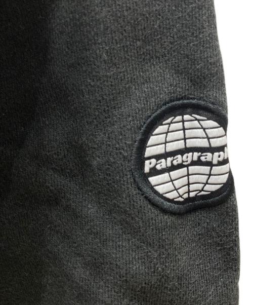 paragraph（パラグラフ）Paragraph (パラグラフ) ロゴスウェット ブラック サイズ:表記無しの古着・服飾アイテム