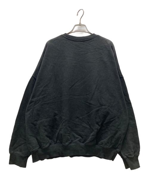 paragraph（パラグラフ）Paragraph (パラグラフ) ロゴスウェット ブラック サイズ:表記無しの古着・服飾アイテム