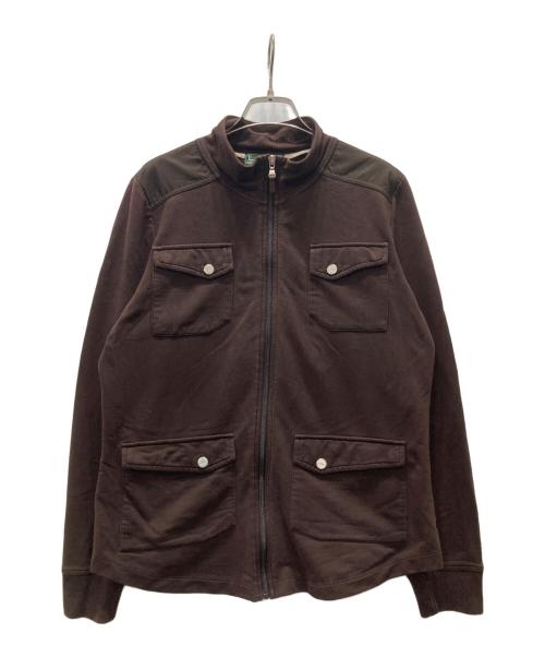 RALPH LAUREN（ラルフローレン）RALPH LAUREN (ラルフローレン) ジップジャケット ブラウン サイズ:Lの古着・服飾アイテム