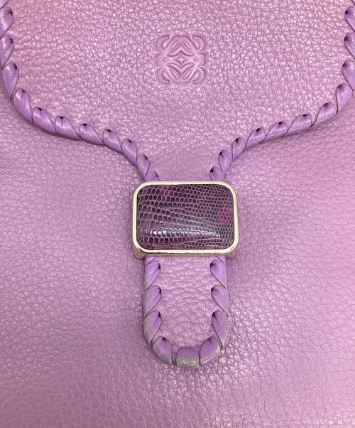 LOEWE（ロエベ）LOEWE (ロエベ) グラナダ トートバッグ パープルの古着・服飾アイテム