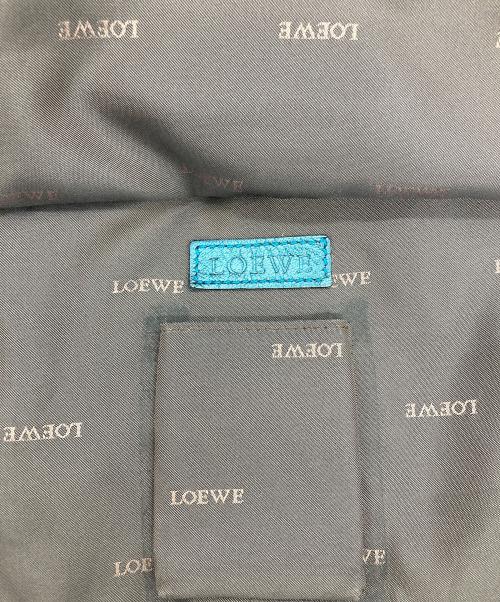 LOEWE（ロエベ）LOEWE (ロエベ) ナッパアイレ レザーハンドバッグ ブルーの古着・服飾アイテム