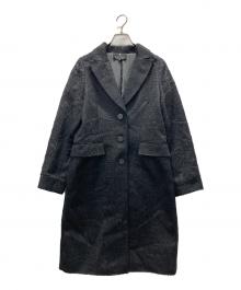 LANVIN COLLECTION（ランバンコレクション）の古着「チェスターコート」｜ブラック