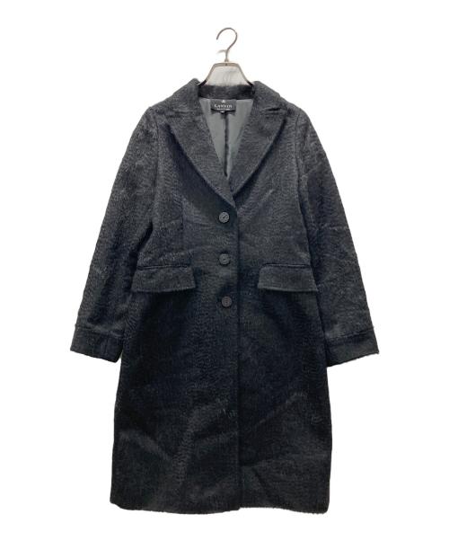 LANVIN COLLECTION（ランバンコレクション）LANVIN COLLECTION (ランバンコレクション) チェスターコート ブラック サイズ:40の古着・服飾アイテム