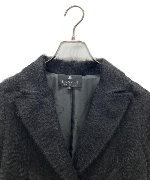 LANVIN COLLECTION（ランバンコレクション）LANVIN COLLECTION (ランバンコレクション) チェスターコート ブラック サイズ:40の古着・服飾アイテム