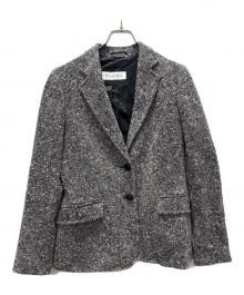 MaxMara（マックスマーラ）の古着「ツイードジャケット」｜ブラック×ホワイト