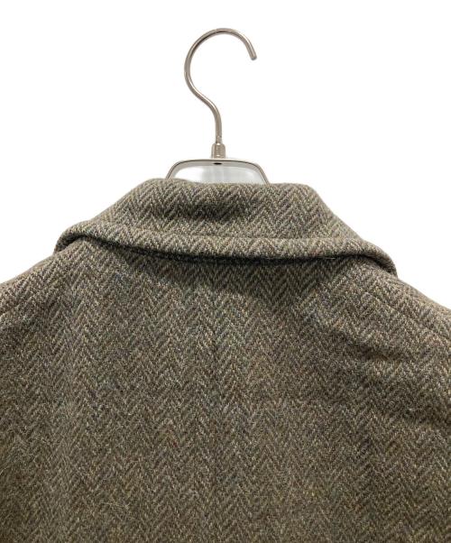 RALPH LAUREN（ラルフローレン）RALPH LAUREN (ラルフローレン) ヘリンボーンダブルコート オリーブ サイズ:9の古着・服飾アイテム