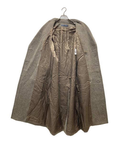 RALPH LAUREN（ラルフローレン）RALPH LAUREN (ラルフローレン) ヘリンボーンダブルコート オリーブ サイズ:9の古着・服飾アイテム