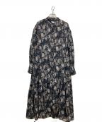 Ameriアメリ）の古着「GIULIA DRAWSTRING SHIRT DRESS」｜ブラック