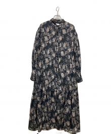 Ameri（アメリ）の古着「GIULIA DRAWSTRING SHIRT DRESS」｜ブラック