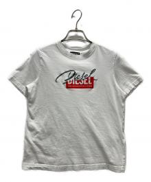 DIESEL（ディーゼル）の古着「プリントTシャツ」｜ホワイト