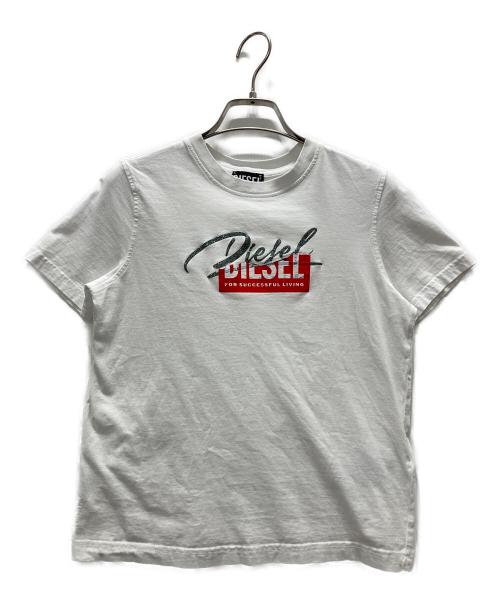 DIESEL（ディーゼル）DIESEL (ディーゼル) プリントTシャツ ホワイト サイズ:Sの古着・服飾アイテム