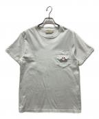 maison kitsuneメゾンキツネ）の古着「ポケットTシャツ/RESTING FOX PATCH」｜ホワイト