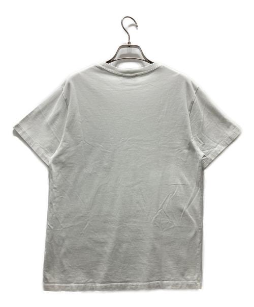 maison kitsune（メゾンキツネ）MAISON KITSUNE (メゾンキツネ) ポケットTシャツ/RESTING FOX PATCH ホワイト サイズ:XSの古着・服飾アイテム
