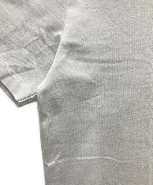 maison kitsune（メゾンキツネ）MAISON KITSUNE (メゾンキツネ) ポケットTシャツ/RESTING FOX PATCH ホワイト サイズ:XSの古着・服飾アイテム