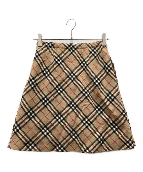 BURBERRY LONDON（バーバリーロンドン）BURBERRY LONDON (バーバリーロンドン) ノヴァチェックスカート ベージュ サイズ:150Aの古着・服飾アイテム
