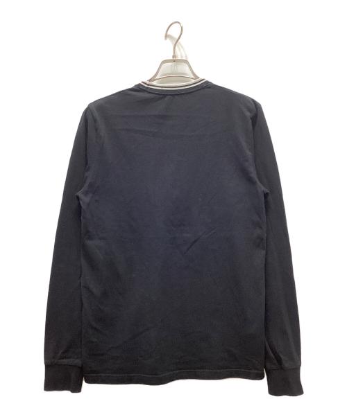 FRED PERRY（フレッドペリー）FRED PERRY (フレッドペリー) Twin Tipped Long Sleeve T-Shirt ブラック サイズ:XSの古着・服飾アイテム