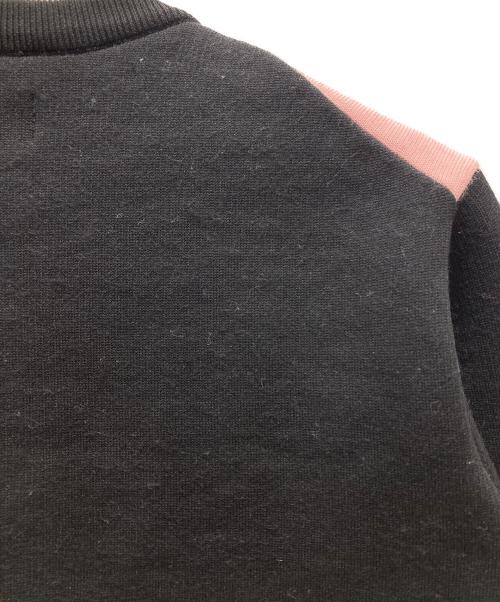 FRED PERRY（フレッドペリー）FRED PERRY (フレッドペリー) ランダムパネルニット ブラック サイズ:UK10の古着・服飾アイテム