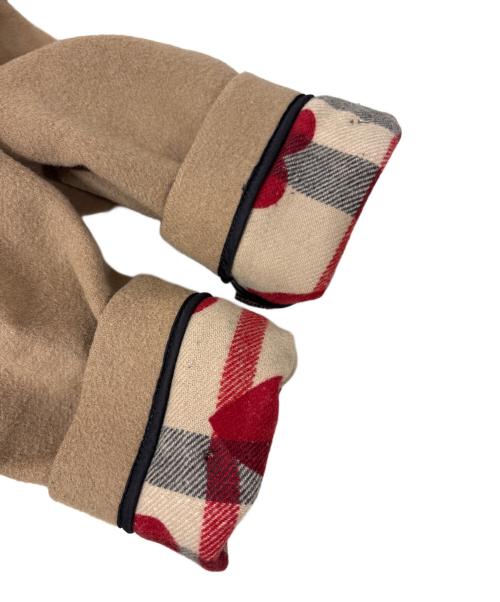 BURBERRY LONDON（バーバリーロンドン）BURBERRY LONDON (バーバリーロンドン) ハート×ノヴァチェックライナー ダッフルコート ブラウン サイズ:36の古着・服飾アイテム