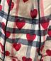 中古・古着 BURBERRY LONDON (バーバリーロンドン) ハート×ノヴァチェックライナー ダッフルコート ブラウン サイズ:36：30000円