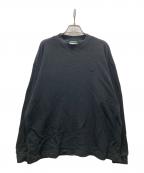 LACOSTE×URBAN RESEARCH DOORSラコステ×アーバンリサーチドアーズ）の古着「鹿の子L/Sカットソー/thick pique mock long-sleeve」｜グレー