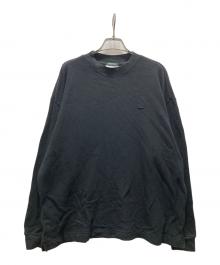 LACOSTE×URBAN RESEARCH DOORS（ラコステ×アーバンリサーチドアーズ）の古着「鹿の子L/Sカットソー/thick pique mock long-sleeve」｜グレー