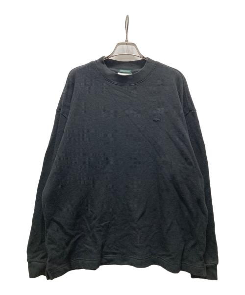 LACOSTE（ラコステ）LACOSTE (ラコステ) URBAN RESEARCH DOORS (アーバンリサーチドアーズ) 鹿の子L/Sカットソー/thick pique mock long-sleeve グレー サイズ:Mの古着・服飾アイテム