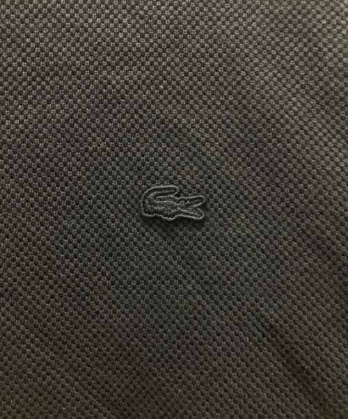 LACOSTE（ラコステ）LACOSTE (ラコステ) URBAN RESEARCH DOORS (アーバンリサーチドアーズ) 鹿の子L/Sカットソー/thick pique mock long-sleeve グレー サイズ:Mの古着・服飾アイテム