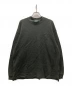 LACOSTE×URBAN RESEARCH DOORSラコステ×アーバンリサーチドアーズ）の古着「鹿の子L/Sカットソー/thick pique mock long-sleeve」｜グリーン