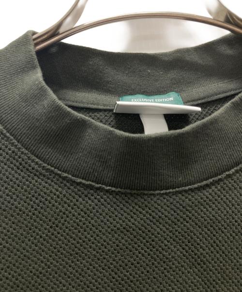 LACOSTE（ラコステ）LACOSTE (ラコステ) URBAN RESEARCH DOORS (アーバンリサーチドアーズ) 鹿の子L/Sカットソー/thick pique mock long-sleeve グリーン サイズ:Mの古着・服飾アイテム