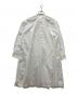 MM6 Maison Margiela（エムエムシックスメゾンマルジェラ）の古着「バックプリーツシャツドレス」｜ホワイト