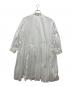 MM6 Maison Margiela (エムエムシックスメゾンマルジェラ) バックプリーツシャツドレス ホワイト サイズ:38：14000円