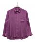 MAISON SPECIAL（メゾンスペシャル）の古着「Split Georgette Regular Collar Shirt」｜パープル