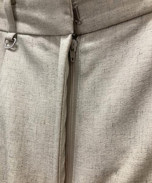 CLANE（クラネ）CLANE (クラネ) 2WAY TUCK STRAIGHT PANTS ベージュ サイズ:2の古着・服飾アイテム