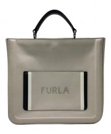 FURLA（フルラ）の古着「ハンドバッグ」｜ベージュ
