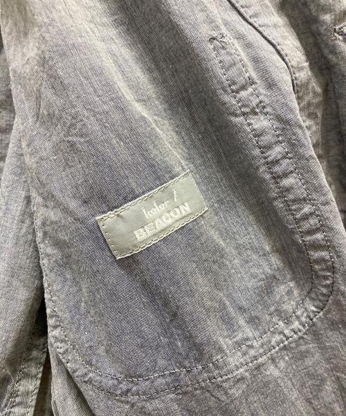 KOLOR（カラー）KOLOR (カラー) シャツテーラードジャケット インディゴ サイズ:2の古着・服飾アイテム