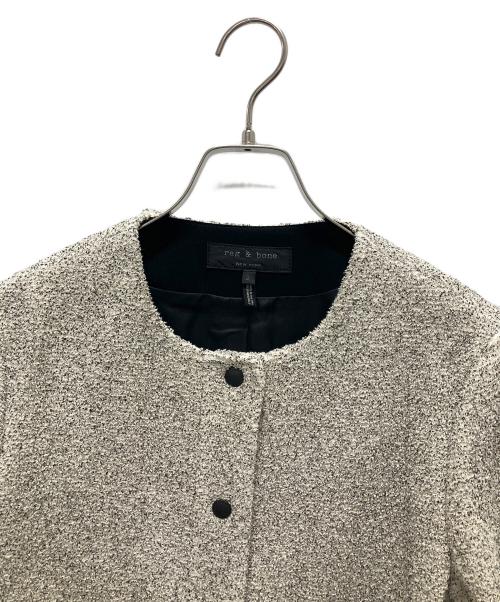 rag&bone（ラグアンドボーン）rag&bone (ラグアンドボーン) ノーカラージャケット ブラック サイズ:2の古着・服飾アイテム