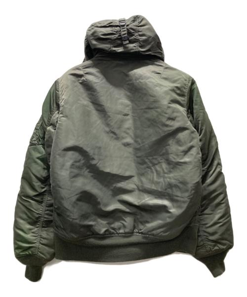 ALPHA（アルファ）ALPHA (アルファ) フライトジャケット オリーブ サイズ:Lの古着・服飾アイテム