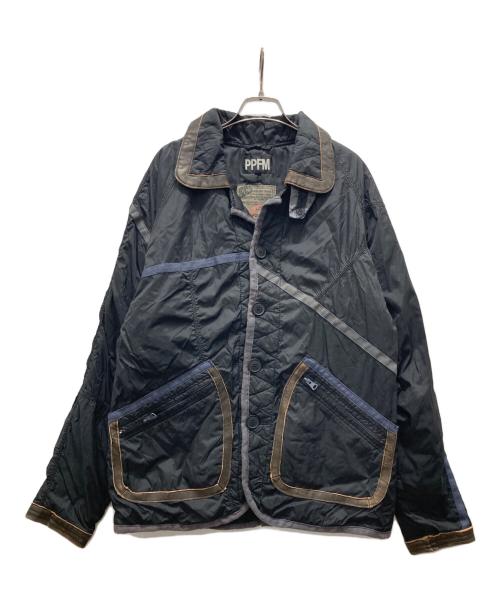 PPFM（ピーピーエフエム）PPFM (ピーピーエフエム) アーカイブ キルティングジャケット ブラック サイズ:Lの古着・服飾アイテム