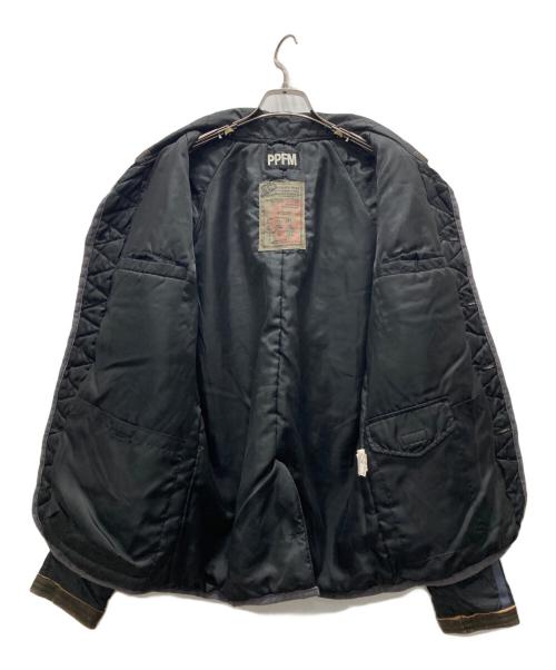 PPFM（ピーピーエフエム）PPFM (ピーピーエフエム) アーカイブ キルティングジャケット ブラック サイズ:Lの古着・服飾アイテム