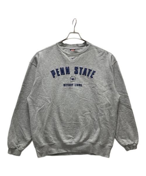 NIKE（ナイキ）NIKE (ナイキ) センタースウォッシュ プリントスウェット グレー サイズ:Mの古着・服飾アイテム