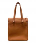 business leather factoryビジネス レザー ファクトリー）の古着「レザートートバッグ」｜ブラウン