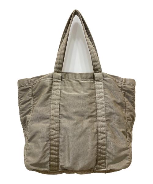 PORTER（ポーター）PORTER (ポーター) オーバーダイ トートバッグ ライトブラウンの古着・服飾アイテム