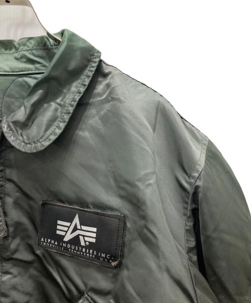 ALPHA INDUSTRIES（アルファインダストリーズ）ALPHA INDUSTRIES (アルファインダストリーズ) フライトジャケット グリーン サイズ:Lの古着・服飾アイテム
