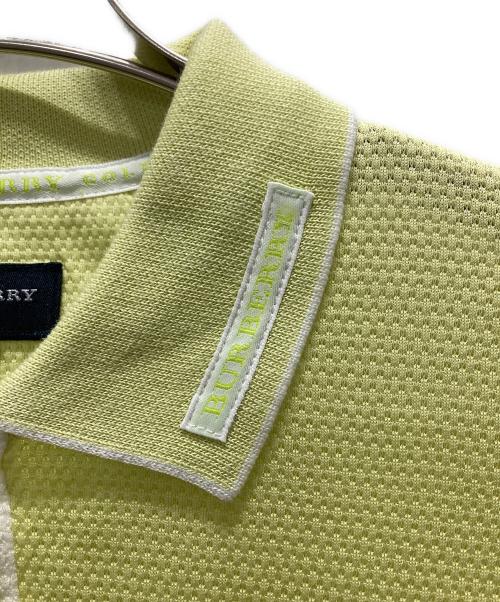BURBERRY GOLF（バーバリーゴルフ）BURBERRY GOLF (バーバリーゴルフ) ポロシャツ 黄緑 サイズ:LLの古着・服飾アイテム