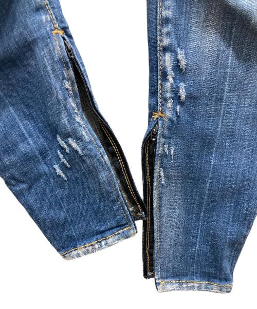 DSQUARED2（ディースクエアード）DSQUARED2 (ディースクエアード) Super skinny jean インディゴ サイズ:34の古着・服飾アイテム