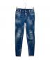 DSQUARED2（ディースクエアード）の古着「Super skinny jean」｜インディゴ