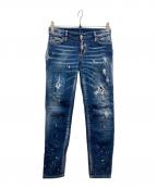DSQUARED2ディースクエアード）の古着「Jennifer Cropped Jean」｜インディゴ