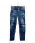 DSQUARED2（ディースクエアード）の古着「Jennifer Cropped Jean」｜インディゴ