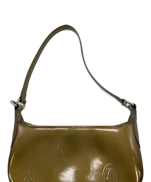 Cartier（カルティエ）Cartier (カルティエ) ハッピーバースデーバッグ 黄緑の古着・服飾アイテム