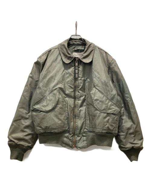 MILITARY（ミリタリー）MILITARY (ミリタリー) フライトジャケット オリーブ サイズ:Lの古着・服飾アイテム